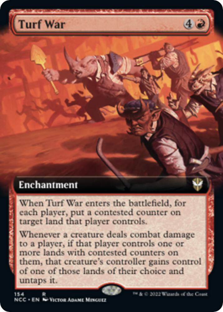 Turf War (Extended Art) [Commander: Streets of New Capenna] 154