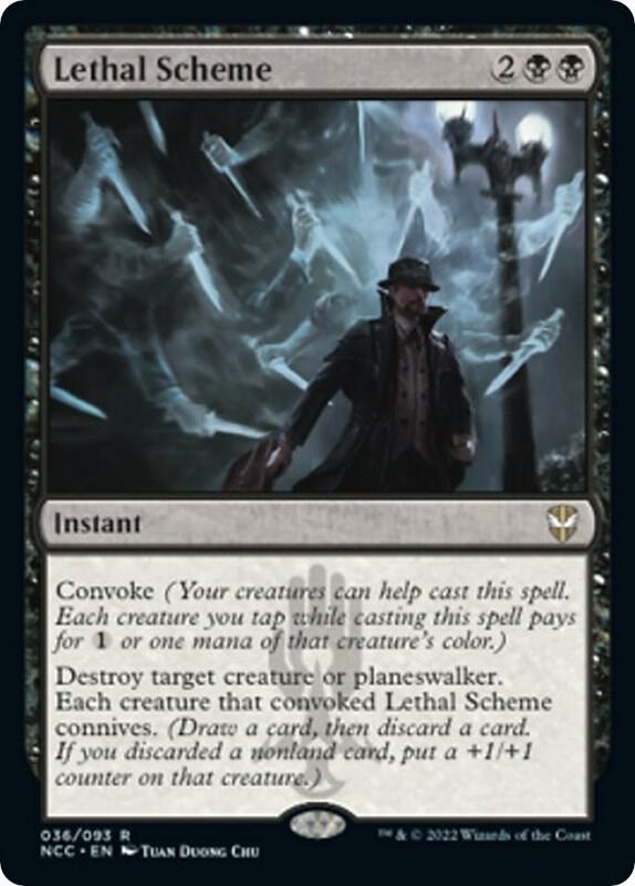 Lethal Scheme [Commander: Streets of New Capenna] 36