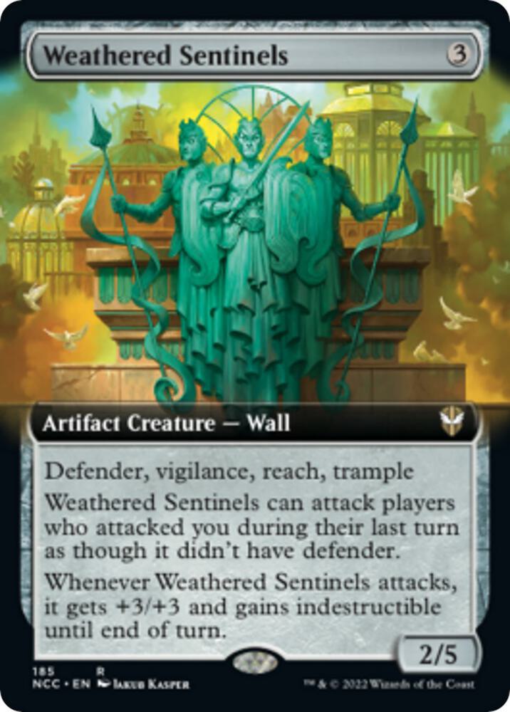 Weathered Sentinels (Extended Art) [Commander: Streets of New Capenna] 185