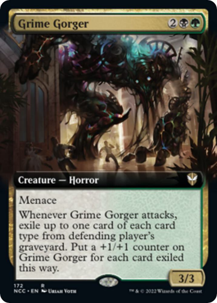 Grime Gorger (Extended Art) [Commander: Streets of New Capenna] 172