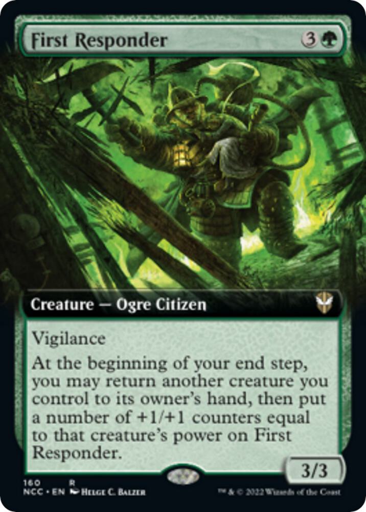 First Responder (Extended Art) [Commander: Streets of New Capenna] 160