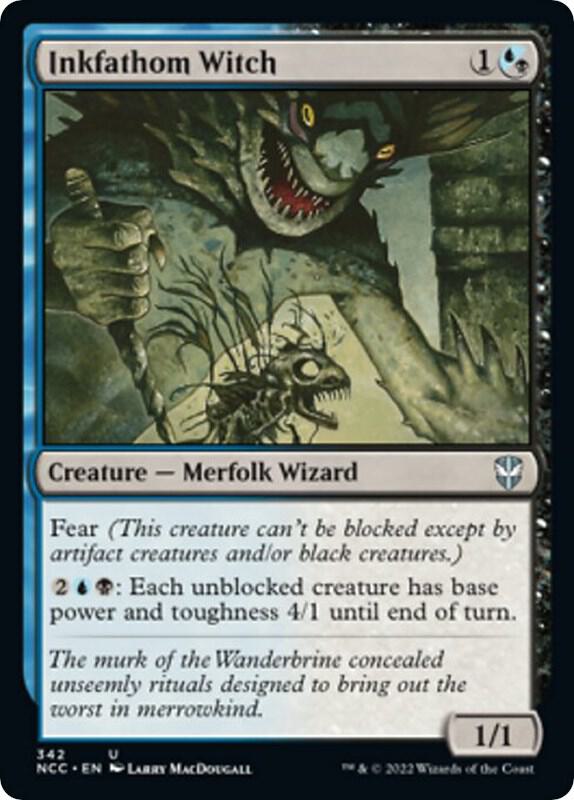 Inkfathom Witch [Commander: Streets of New Capenna] 342