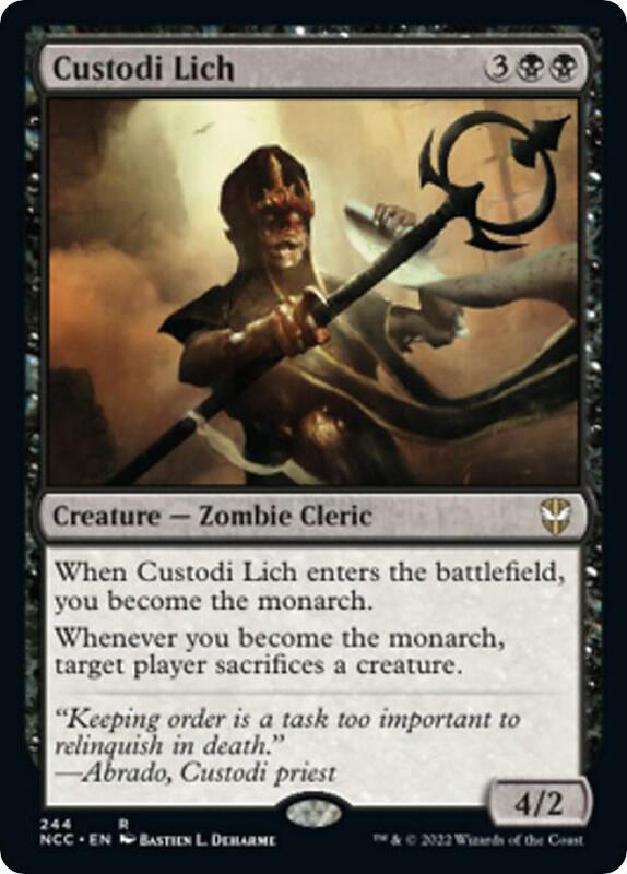 Custodi Lich [Commander: Streets of New Capenna] 244