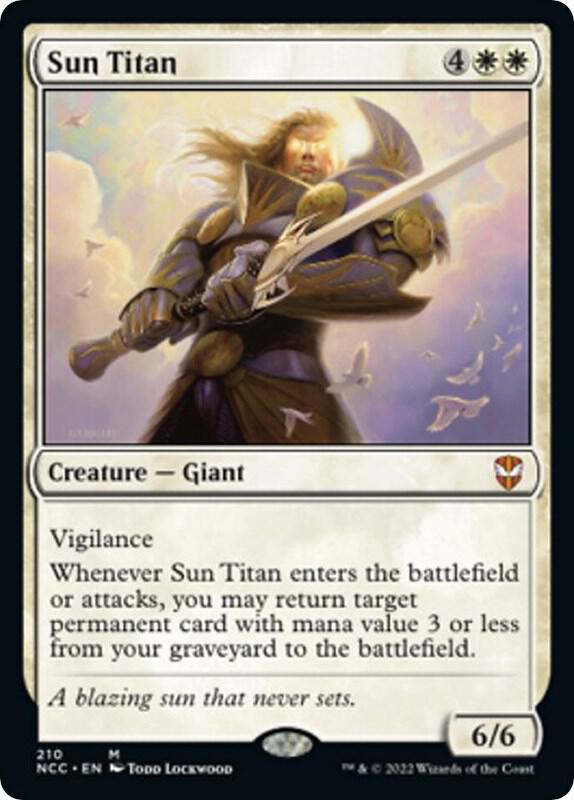 Sun Titan [Commander: Streets of New Capenna] 210
