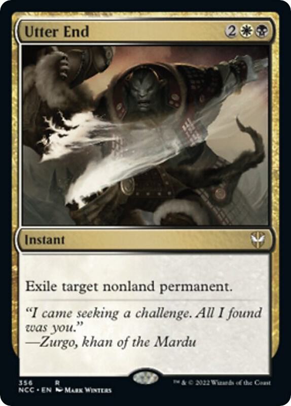 Utter End [Commander: Streets of New Capenna] 356