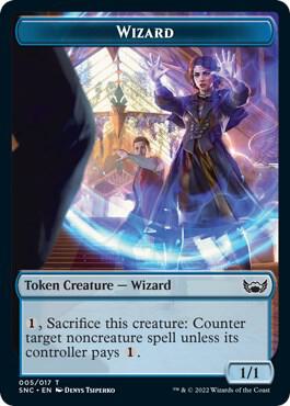 Wizard Token [Streets of New Capenna] 5