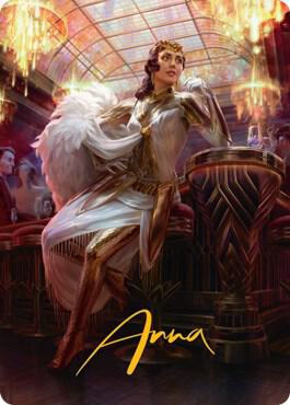 Elspeth Resplendent Art Card (3/81) (Gold-Stamped Signature) [Art Series: Streets of New Capenna] 3