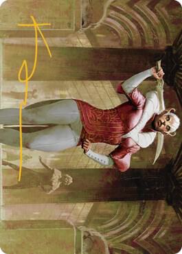 Mage's Attendant Art Card (Gold-Stamped Signature) [Art Series: Streets of New Capenna] 5