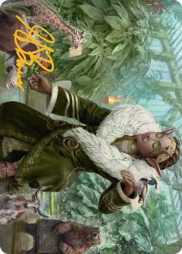 Rumor Gatherer Art Card (Gold-Stamped Signature) [Art Series: Streets of New Capenna] 7