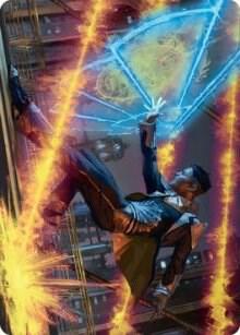 Wingshield Agent Art Card [Art Series: Streets of New Capenna] 14
