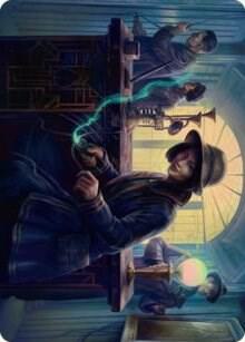 Wiretapping Art Card [Art Series: Streets of New Capenna] 15