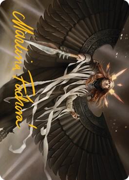 Angel of Suffering Art Card (Gold-Stamped Signature) [Art Series: Streets of New Capenna] 16