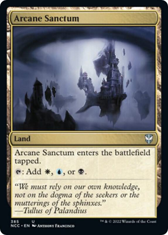 Arcane Sanctum [Commander: Streets of New Capenna] 385