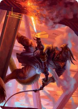 Plasma Jockey Art Card (Gold-Stamped Signature) [Art Series: Streets of New Capenna] 19
