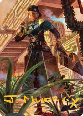 Vivien on the Hunt Art Card (Gold-Stamped Signature) [Art Series: Streets of New Capenna] 22