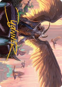 Falco Spara, Pactweaver Art Card (25/81) (Gold-Stamped Signature) [Art Series: Streets of New Capenna] 25