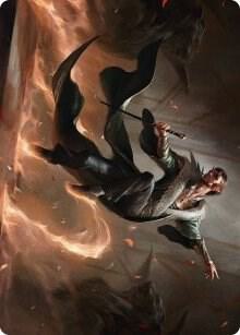 Fleetfoot Dancer Art Card [Art Series: Streets of New Capenna] 26