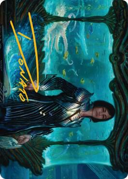 Lagrella, the Magpie Art Card (Gold-Stamped Signature) [Art Series: Streets of New Capenna] 28