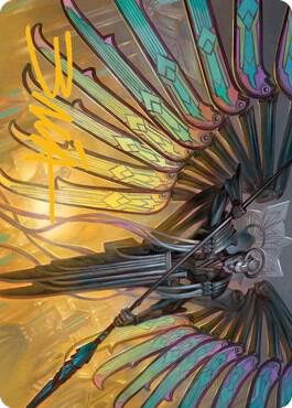 Paragon of Modernity Art Card (Gold-Stamped Signature) [Art Series: Streets of New Capenna] 35