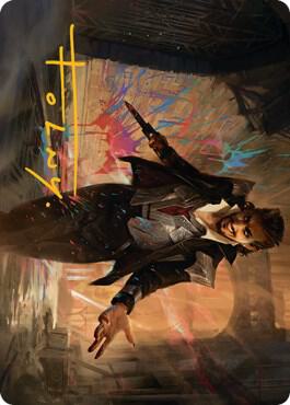 Anhelo, the Painter Art Card (Gold-Stamped Signature) [Art Series: Streets of New Capenna] 38