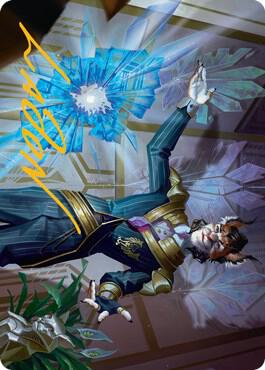 Kros, Defense Contractor Art Card (Gold-Stamped Signature) [Art Series: Streets of New Capenna] 44