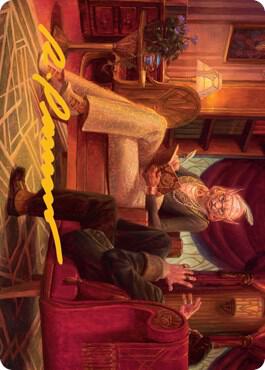 Phabine, Boss's Confidant Art Card (Gold-Stamped Signature) [Art Series: Streets of New Capenna] 46