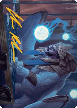 Tivit, Seller of Secrets Art Card (Gold-Stamped Signature) [Art Series: Streets of New Capenna] 47