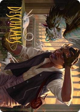 Bennie Bracks, Zoologist Art Card (Gold-Stamped Signature) [Art Series: Streets of New Capenna] 49