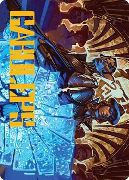 Contractual Safeguard Art Card (Gold-Stamped Signature) [Art Series: Streets of New Capenna] 50