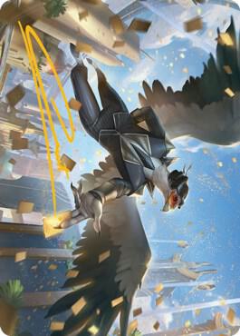 Skyboon Evangelist Art Card (Gold-Stamped Signature) [Art Series: Streets of New Capenna] 51