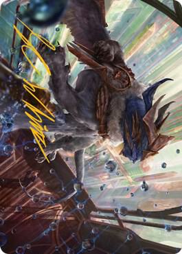 Change of Plans Art Card (Gold-Stamped Signature) [Art Series: Streets of New Capenna] 52