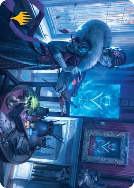 Flawless Forgery Art Card (Gold-Stamped) [Art Series: Streets of New Capenna] 54