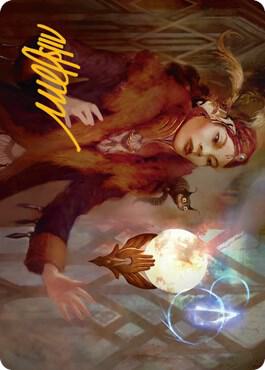Misfortune Teller Art Card (Gold-Stamped Signature) [Art Series: Streets of New Capenna] 58