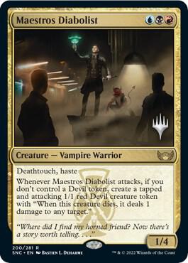 Maestros Diabolist [Promo Pack: Streets of New Capenna] 200