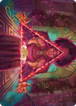 Seize the Spotlight Art Card (Gold-Stamped Signature) [Art Series: Streets of New Capenna] 60
