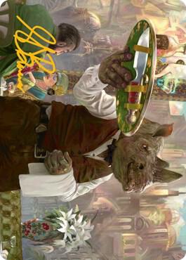 Killer Service Art Card (Gold-Stamped Signature) [Art Series: Streets of New Capenna] 62