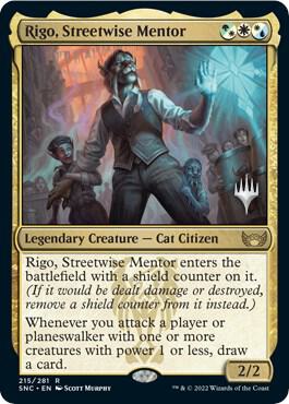 Rigo, Streetwise Mentor [Promo Pack: Streets of New Capenna] 215