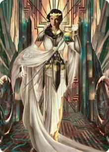 Elspeth Resplendent Art Card (64/81) [Art Series: Streets of New Capenna] 64