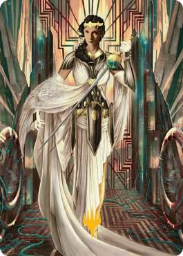Elspeth Resplendent Art Card (64/81) (Gold-Stamped) [Art Series: Streets of New Capenna] 64