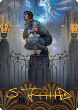 Giada, Font of Hope Art Card (65/81) (Gold-Stamped Signature) [Art Series: Streets of New Capenna] 65