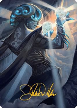 Queza, Augur of Agonies Art Card (Gold-Stamped Signature) [Art Series: Streets of New Capenna] 75