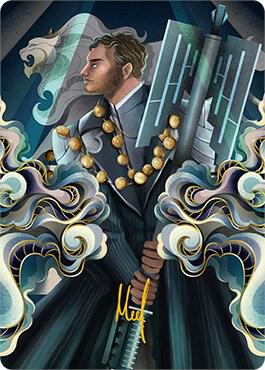 Rafiq of the Many Art Card (Gold-Stamped Signature) [Art Series: Streets of New Capenna] 81