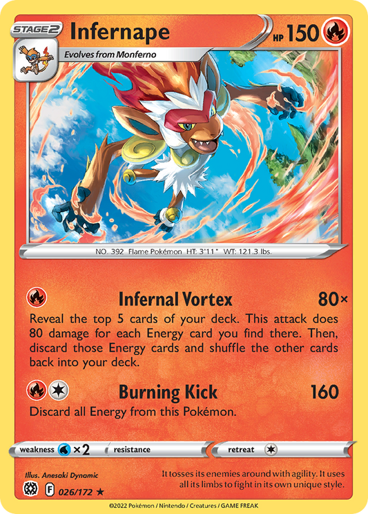 Infernape - 26/172 Brilliant Stars