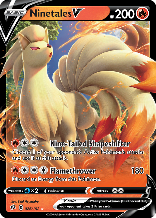 Ninetales V - 26/192 Rebel Clash