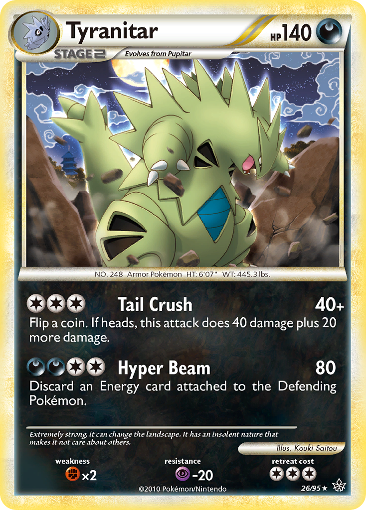 Tyranitar - 26/95 HS—Unleashed