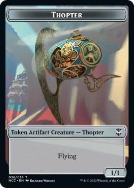 Thopter // Treasure (013) Double-Sided Token [Commander: Streets of New Capenna] 36 // 13