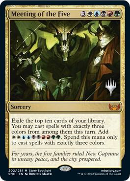 Meeting of the Five [Promo Pack: Streets of New Capenna] 202