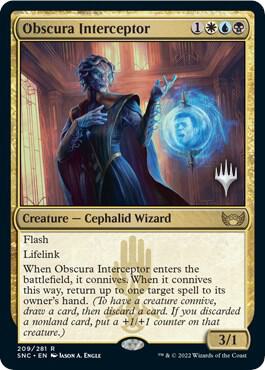 Obscura Interceptor [Promo Pack: Streets of New Capenna] 209