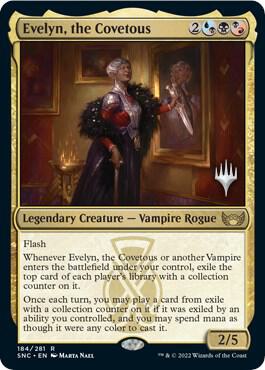 Evelyn, the Covetous [Promo Pack: Streets of New Capenna] 184