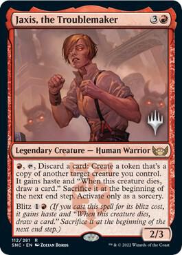 Jaxis, the Troublemaker [Promo Pack: Streets of New Capenna] 112